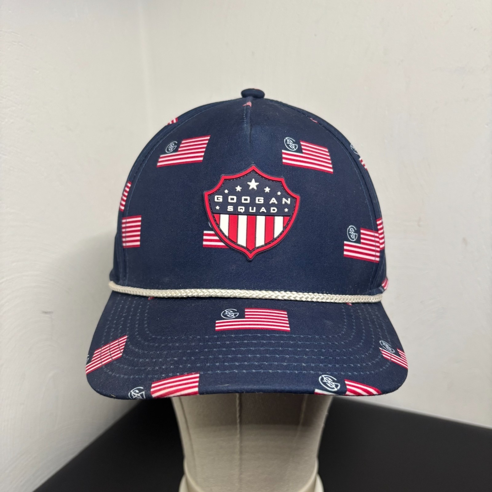 Googan Squad Merica Flag Rope Hat Snapback Cap Unisex Adult Osfm Patriotic Usa